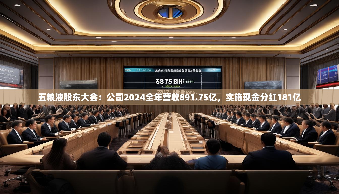 五粮液股东大会：公司2024全年营收891.75亿，实施现金分红181亿