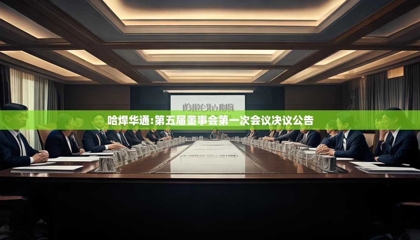 哈焊华通:第五届董事会第一次会议决议公告