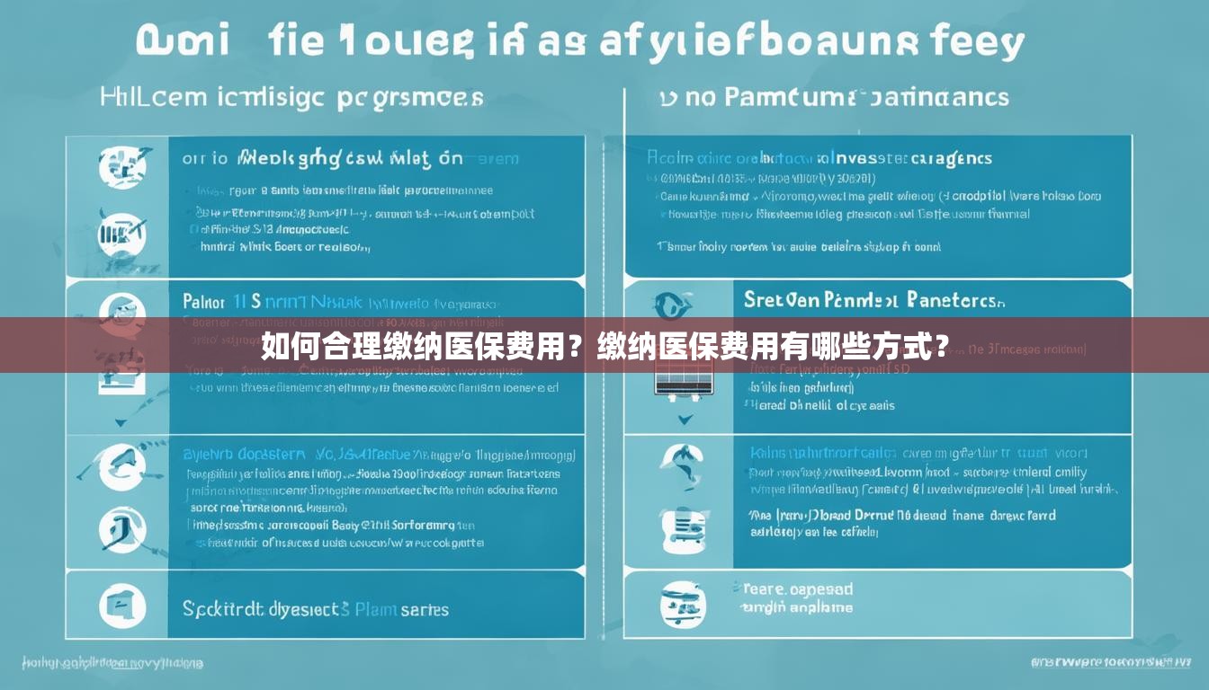 如何合理缴纳医保费用？缴纳医保费用有哪些方式？