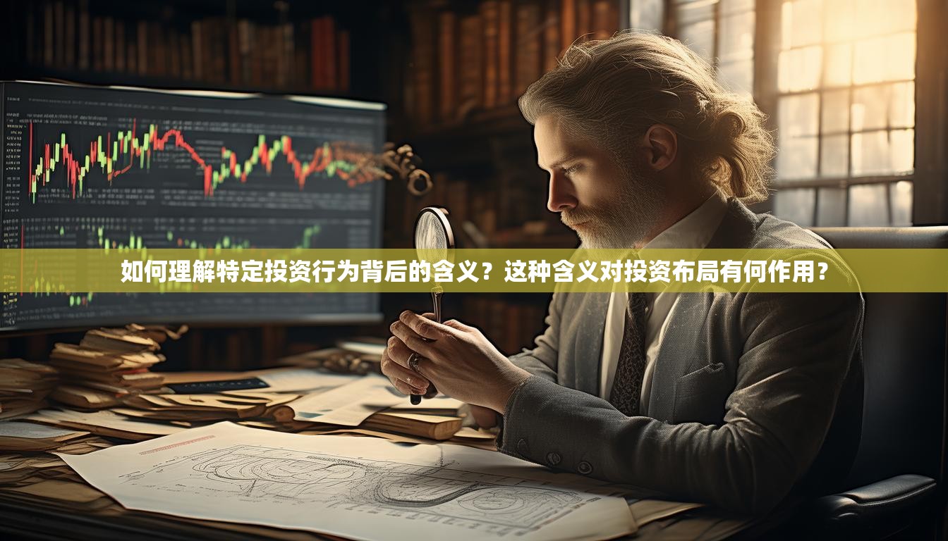 如何理解特定投资行为背后的含义？这种含义对投资布局有何作用？