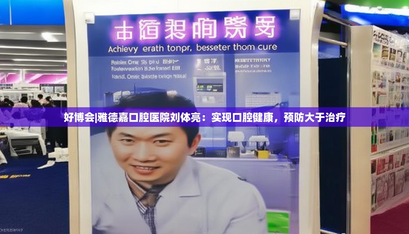 好博会|雅德嘉口腔医院刘体亮：实现口腔健康，预防大于治疗