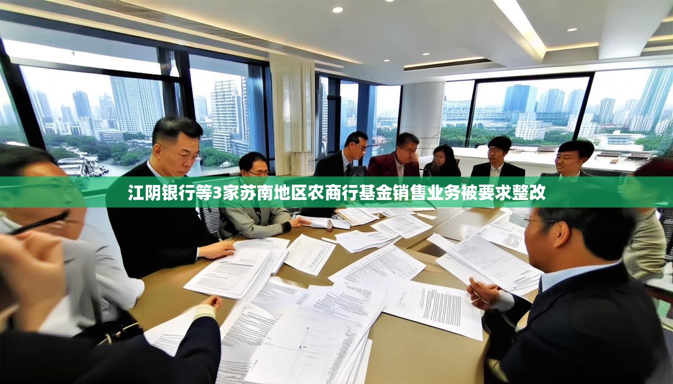 江阴银行等3家苏南地区农商行基金销售业务被要求整改