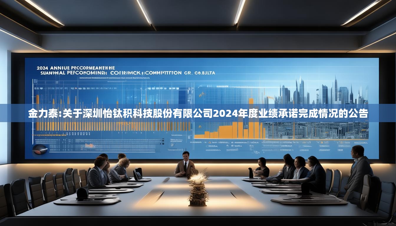 金力泰:关于深圳怡钛积科技股份有限公司2024年度业绩承诺完成情况的公告