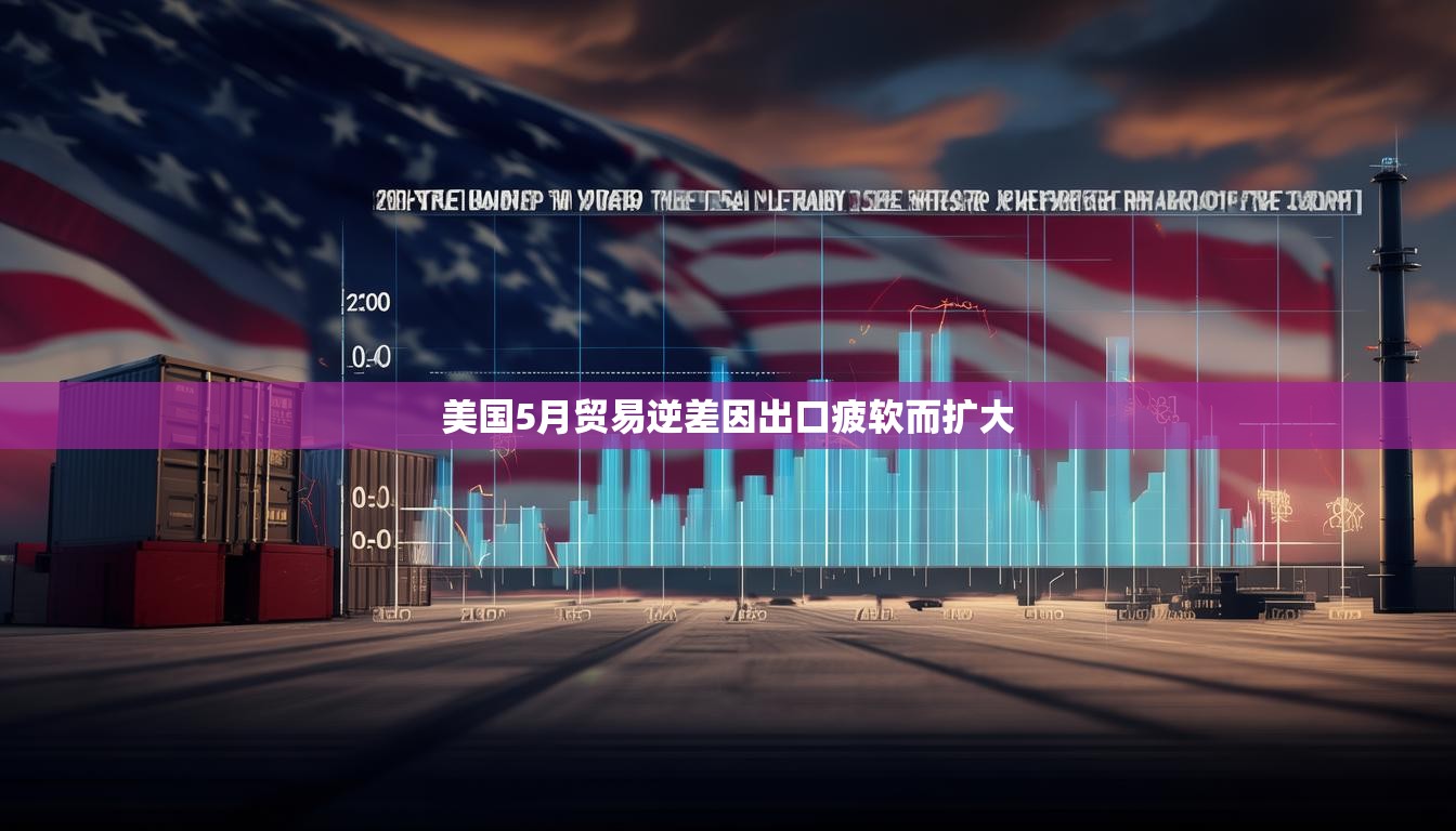 美国5月贸易逆差因出口疲软而扩大