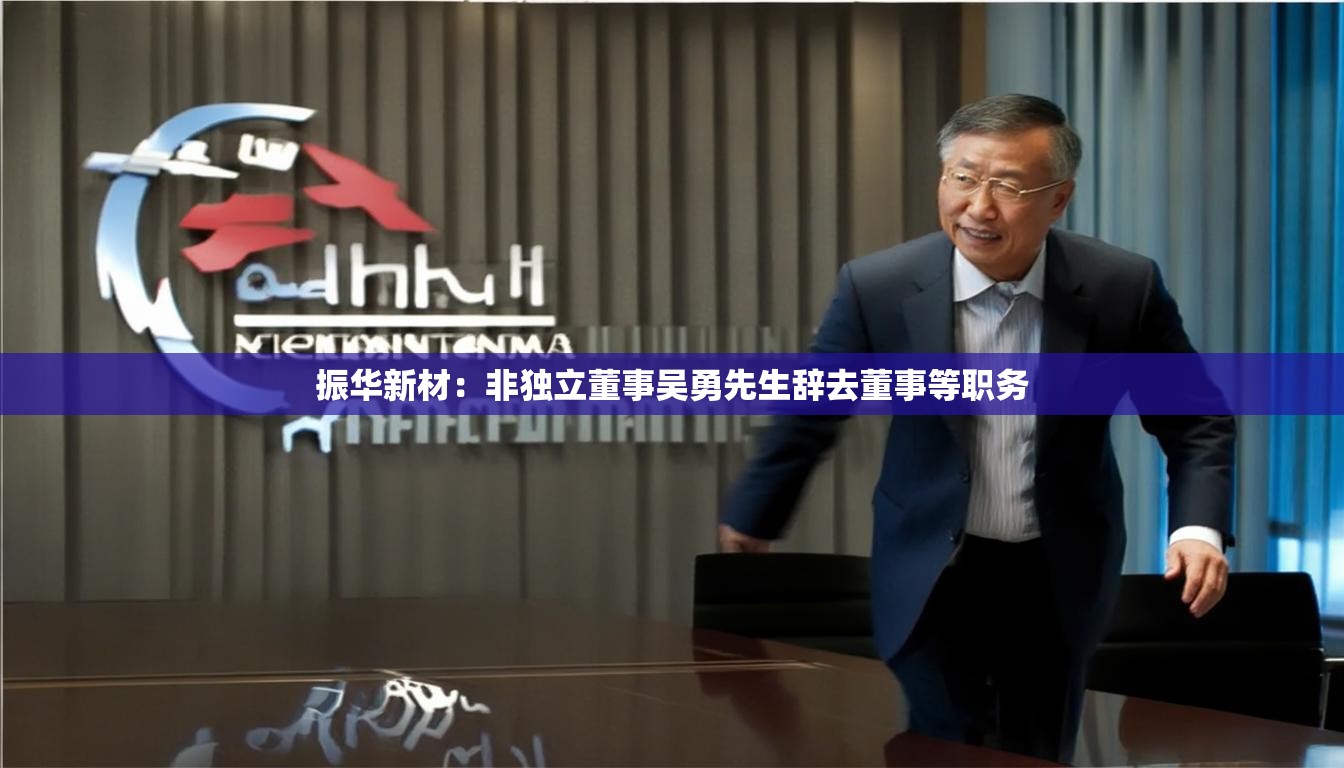 振华新材：非独立董事吴勇先生辞去董事等职务