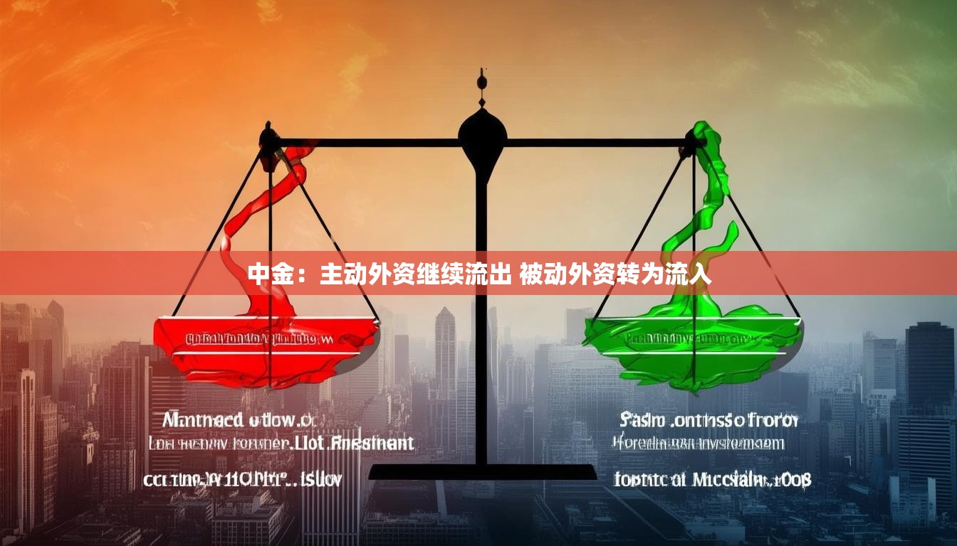 中金：主动外资继续流出 被动外资转为流入