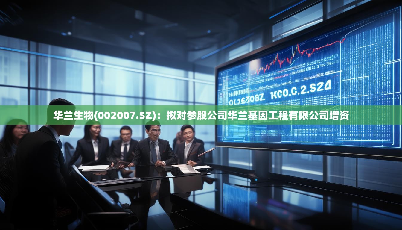 华兰生物(002007.SZ)：拟对参股公司华兰基因工程有限公司增资