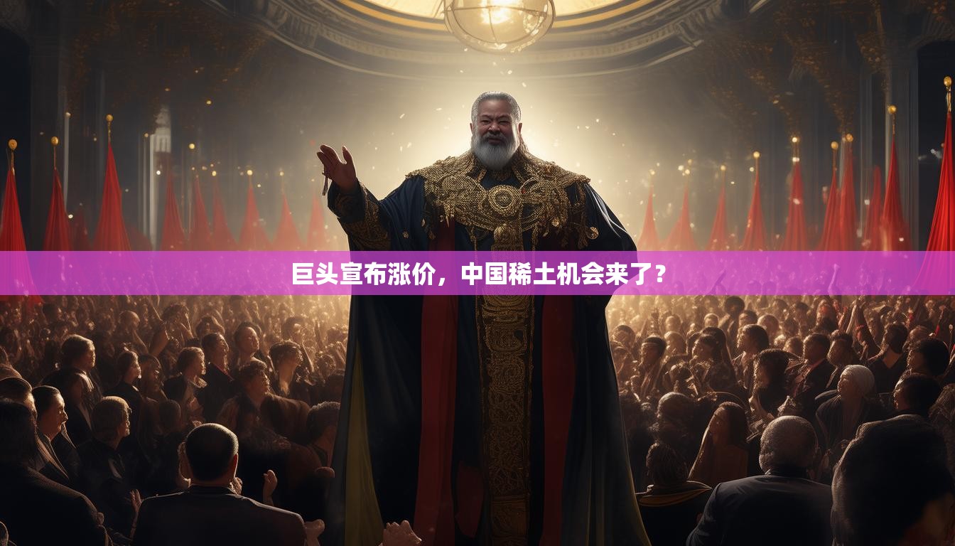 巨头宣布涨价，中国稀土机会来了？
