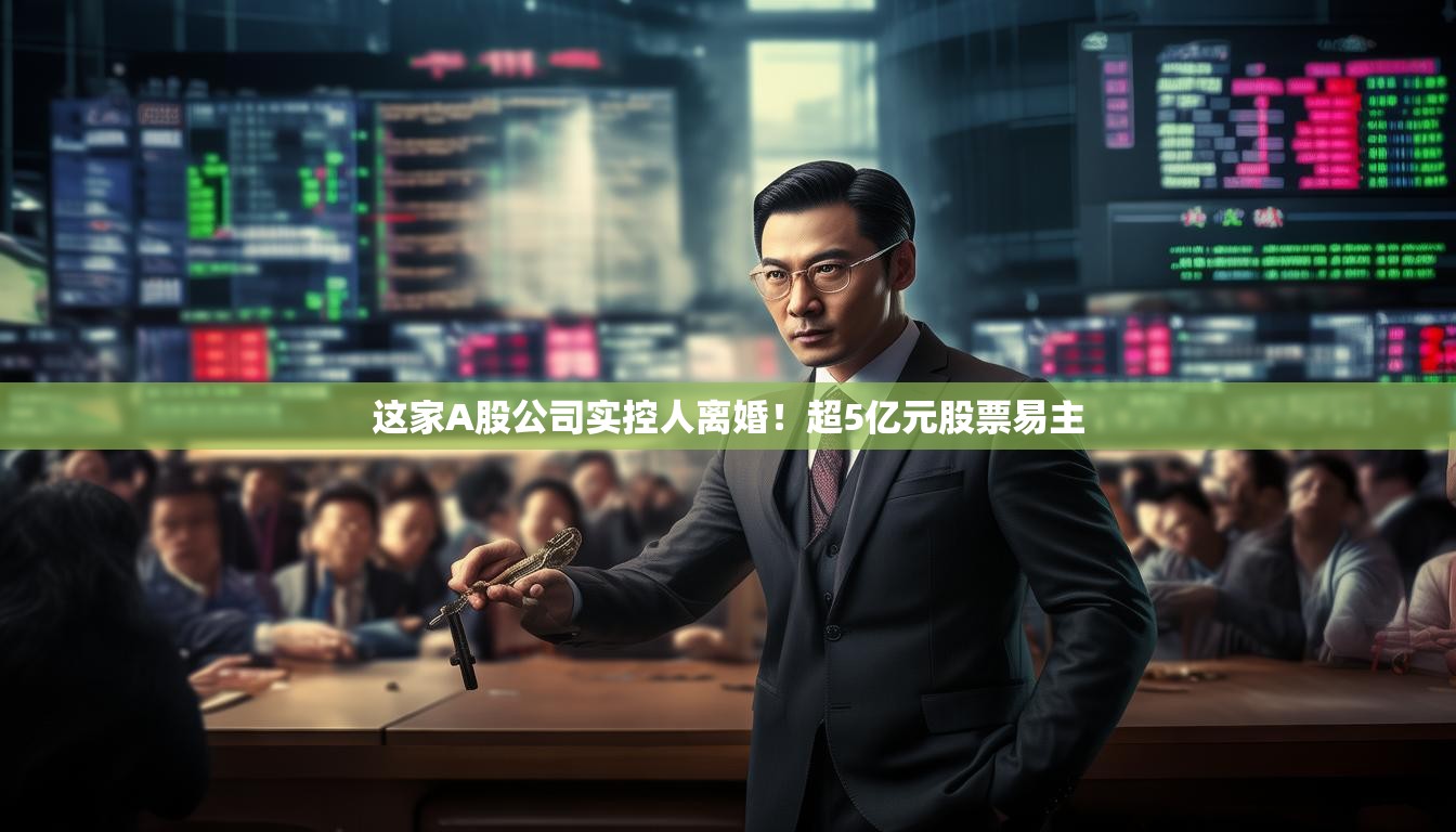 这家A股公司实控人离婚！超5亿元股票易主